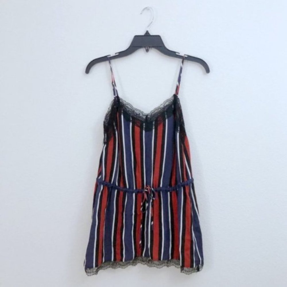 NWT Zara Stripe Drawstring Cami Tunic size XS - Picture 7 of 11